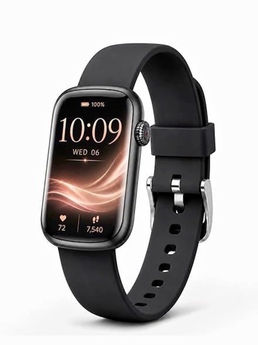 FITVII HM08 Slim Fitness Tracker Smartwatch Black & Pink